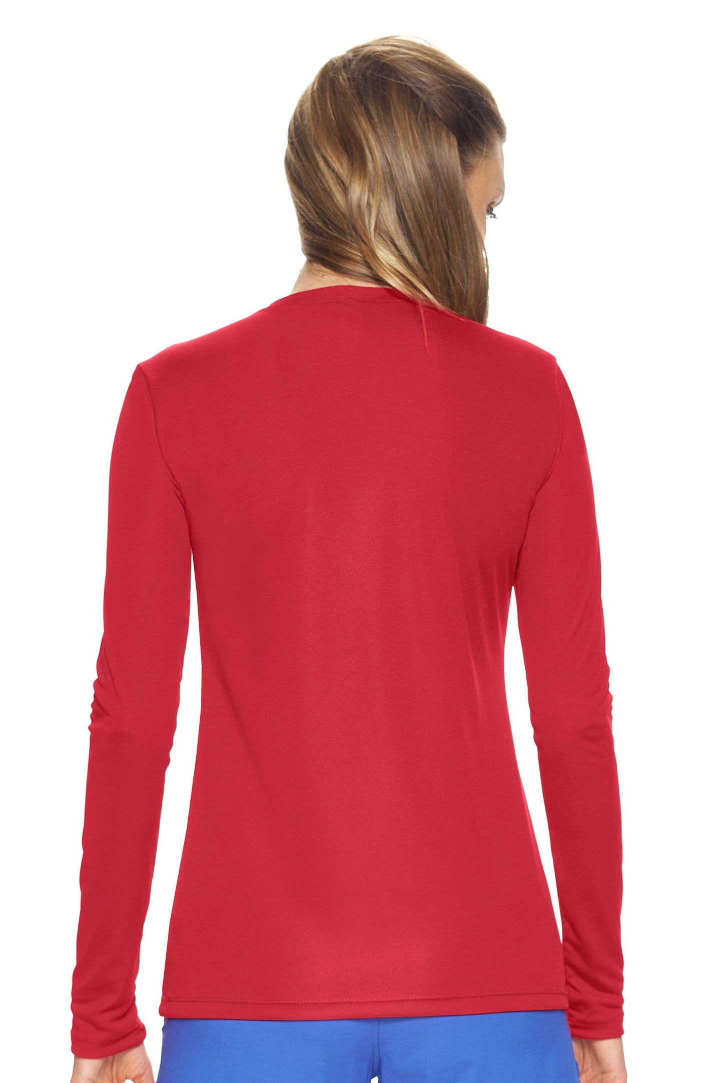 AI302 Women's V-Neck Long Sleeve Expert Tee