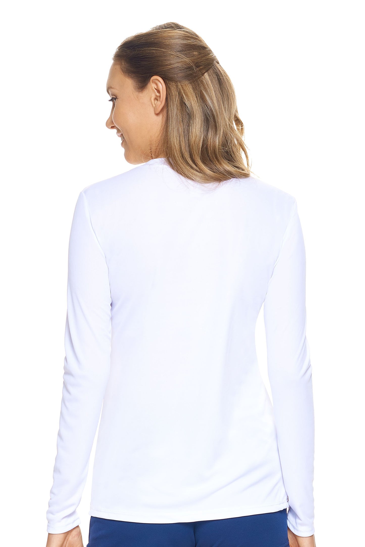 AI302 Women's V-Neck Long Sleeve Expert Tee